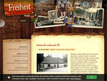 Tablet Screenshot of freiheit.cz